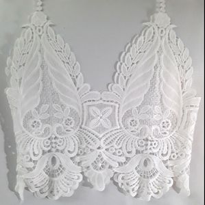 Floral Lace cropped tank top